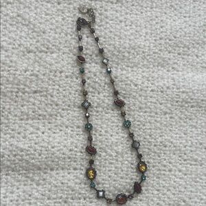 EUC Elegant Multi-Color Gemstone Necklace